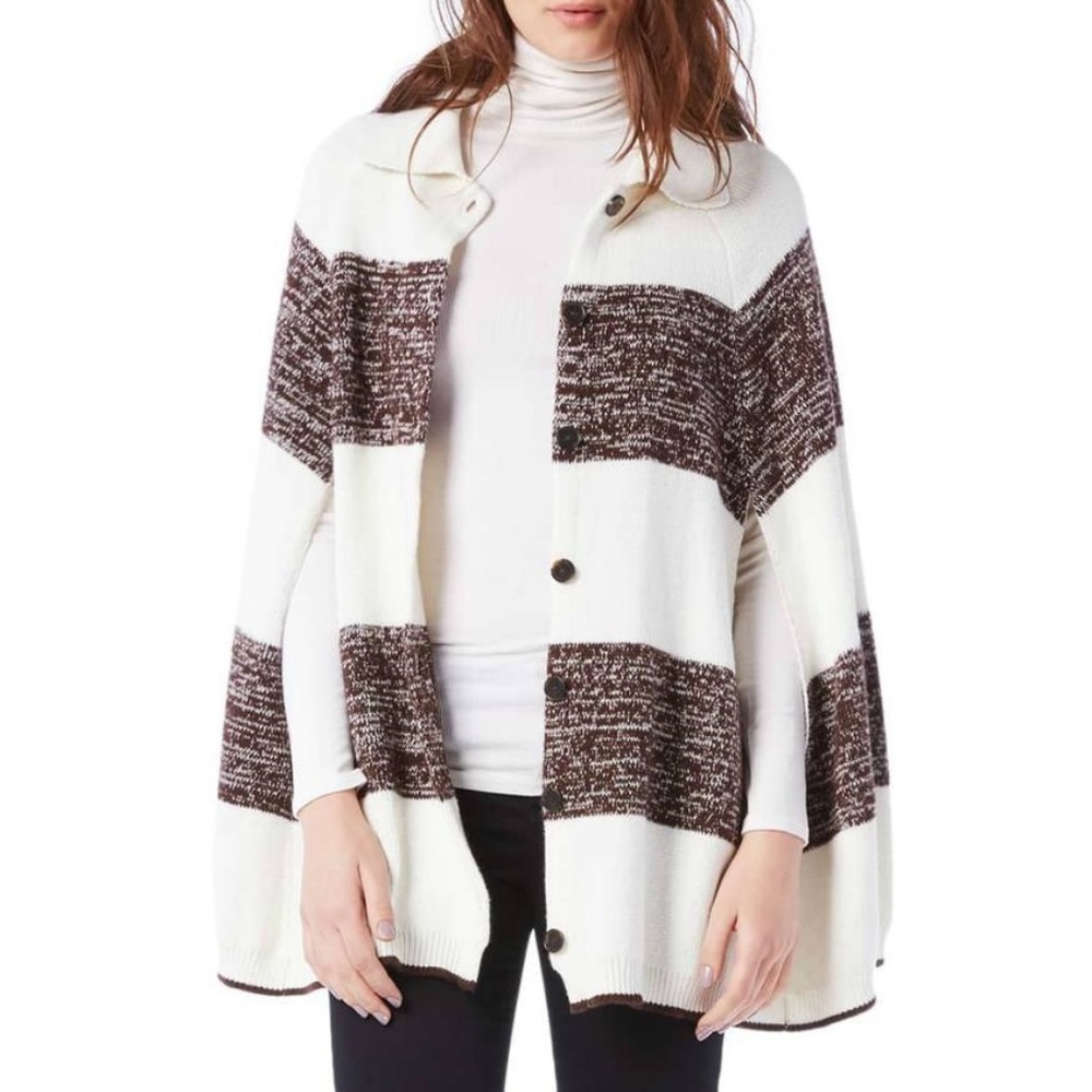 Michael Stars Cashmere Cotton poncho Sweater Cape NWT